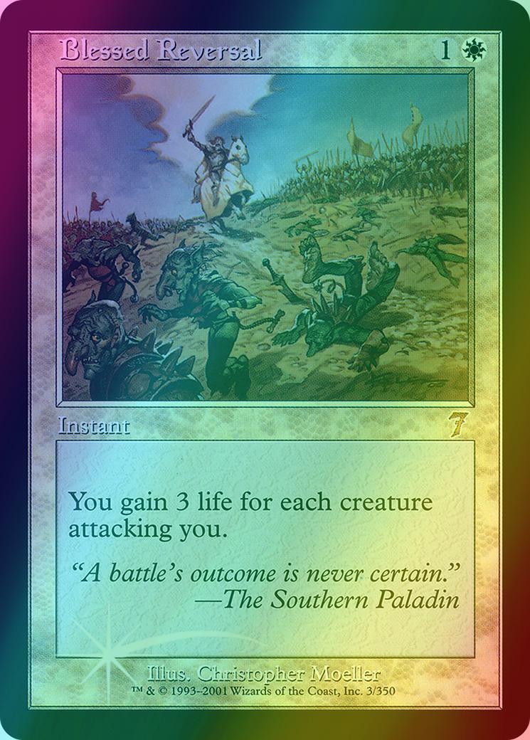 Blessed Reversal [3x] [Seventh Edition] [Foil]
