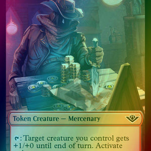 Blood Token (02) // Mercenary Token (10) [The Big Score: Tokens] [Foil]