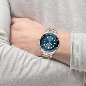 Ace Men Quartz Blue Dial Analog Stainless Steel Watch 1514012