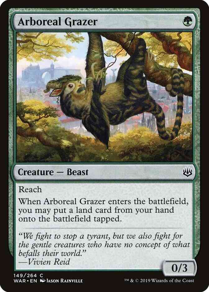 Arboreal Grazer [149] [War of the Spark] [Non-Foil]