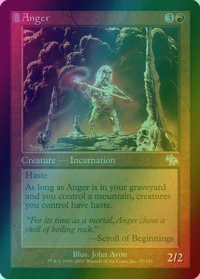 Anger [77] [Judgment] [Foil]