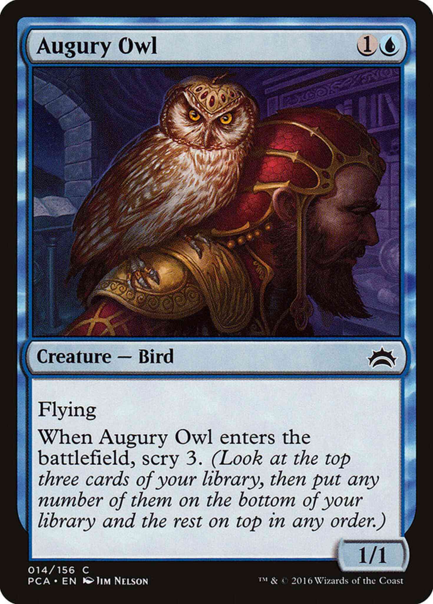 Augury Owl [14] [Planechase Anthology] [Non-Foil]
