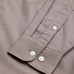 Hazelnut Solid Oxford Shirt