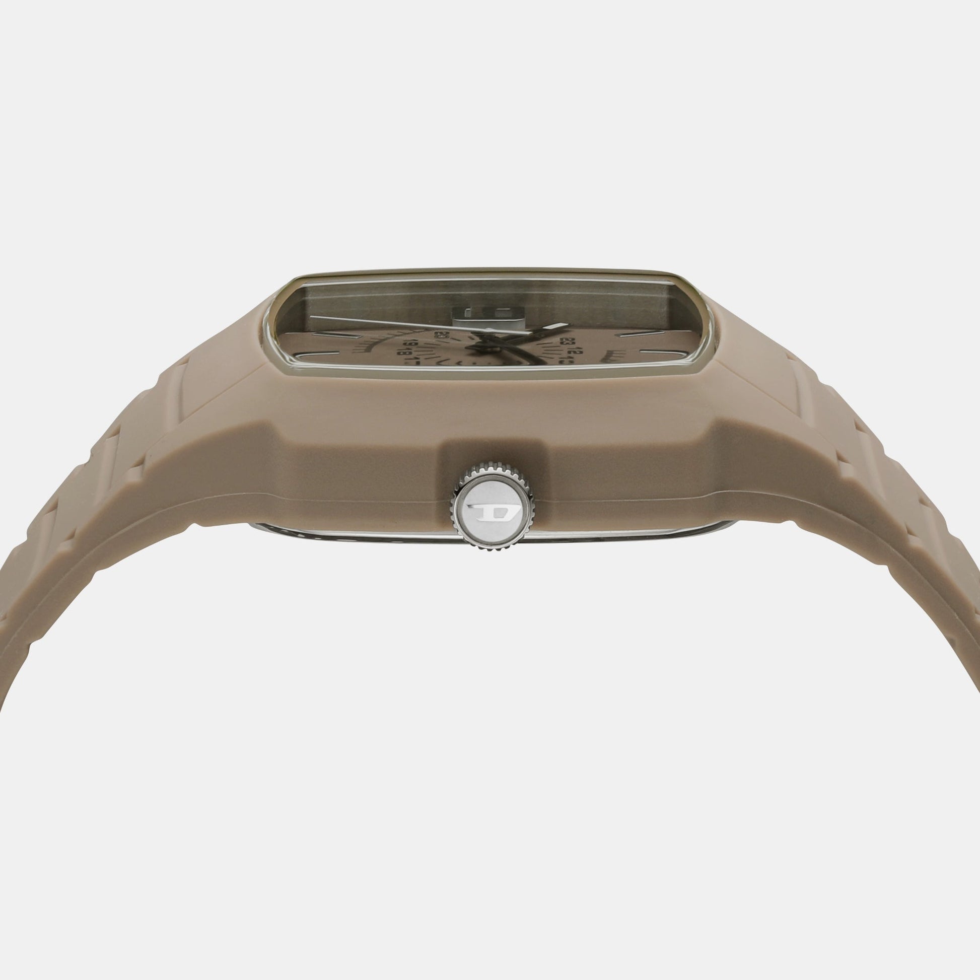 Cliffhanger 2.0 Men Quartz Beige Dial Analog Silicone Watch DZ2167