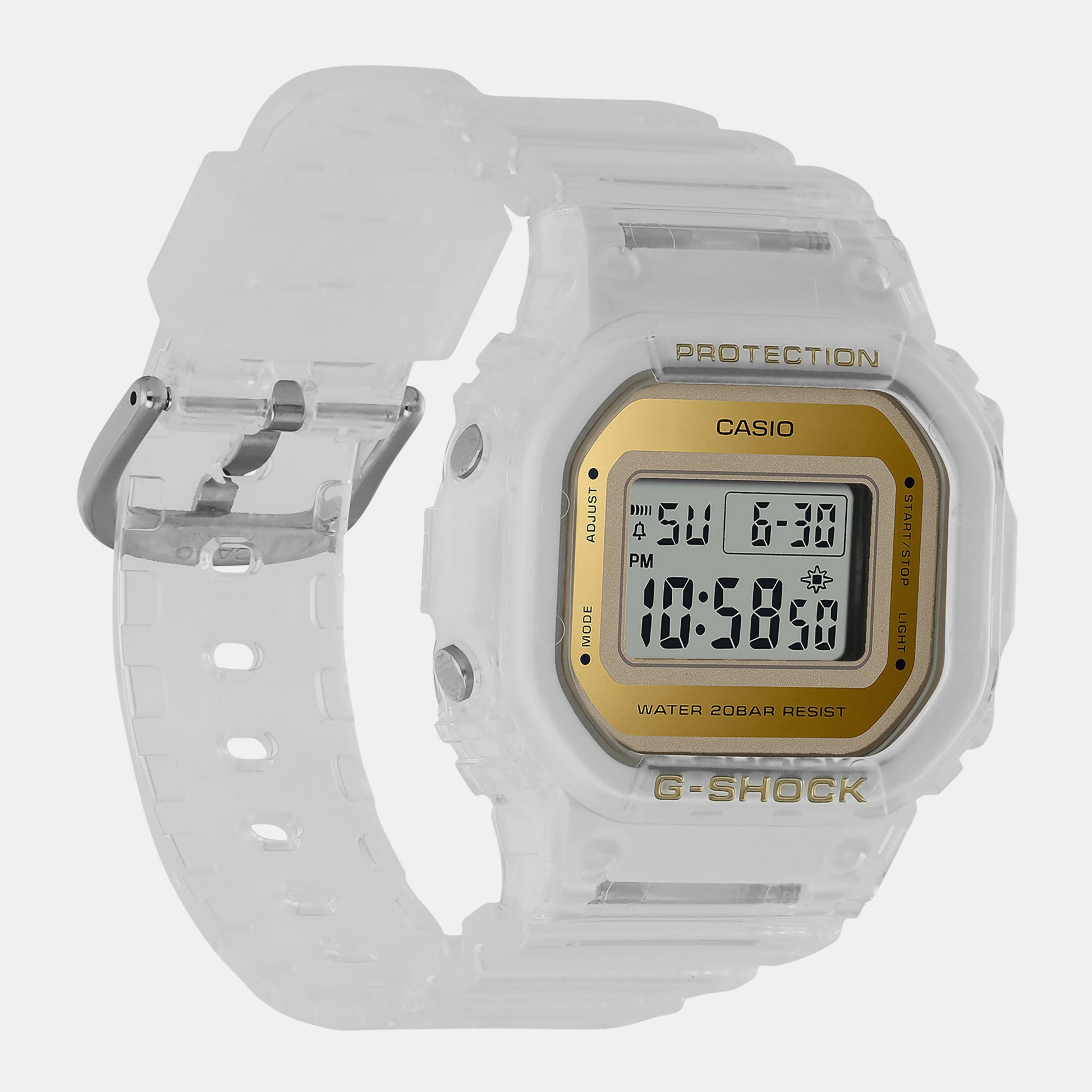 G-Shock Women Quartz White Dial Digital Resin Watch G1402