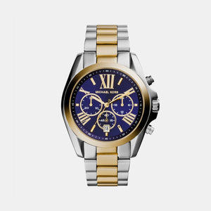 Bradshaw Women Quartz Blue Dial Chronograph Stainless Steel Watch MK5976