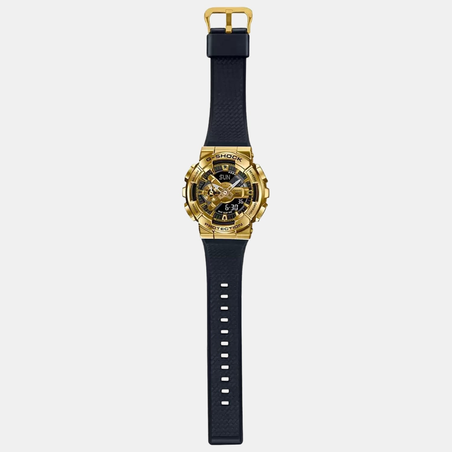 G-Shock Men Quartz Gold Dial Analog-Digital Resin Watch G1053