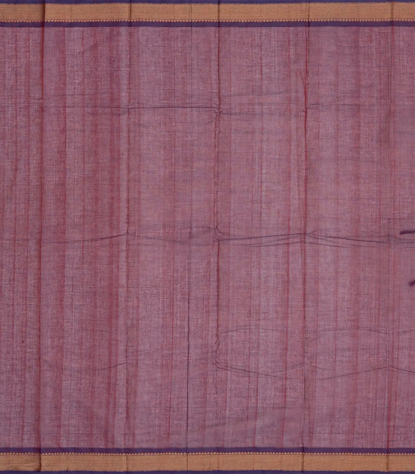 Magenta Handloom Kanchi Cotton Saree With Raindrop Buttas