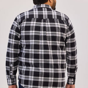 Black Checks Regular Fit Shirt