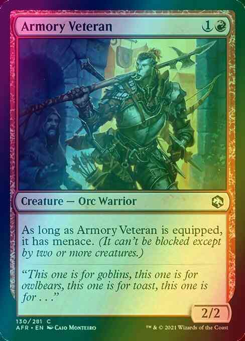Armory Veteran [130] [Adventures In The Forgotten Realms] [Foil]