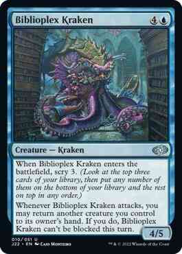Biblioplex Kraken [10] [Jumpstart 2022] [Non-Foil]