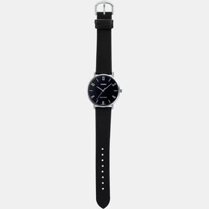 Enticer Men Quartz Black Dial Analog Leather Watch A1821