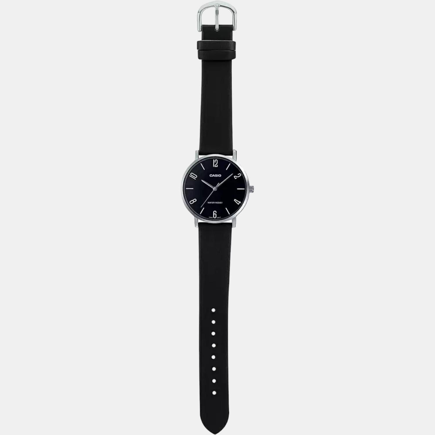 Enticer Men Quartz Black Dial Analog Leather Watch A1821