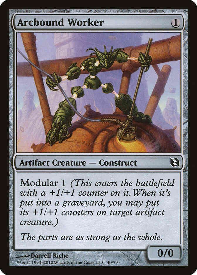 Arcbound Worker [40] [Duel Decks: Elspeth vs. Tezzeret] [Non-Foil]