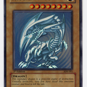 Blue-Eyes White Dragon - SDK-001 - Ultra Rare - 1st Edition - Scan 14489