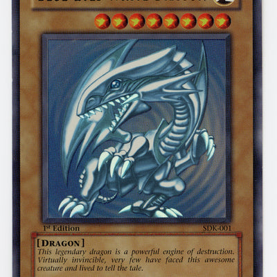 Blue-Eyes White Dragon - SDK-001 - Ultra Rare - 1st Edition - Scan 14489