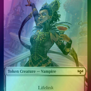 Blood Token (17) // Vampire Token (16) [Innistrad: Crimson Vow: Tokens] [Foil]