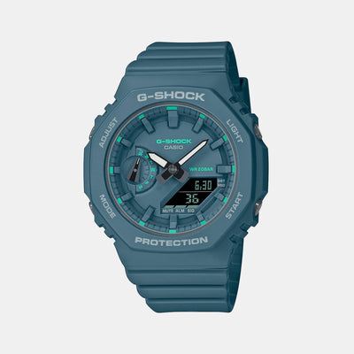 G-Shock Women Women Quartz Blue Dial Analog-Digital Resin Watch G1376
