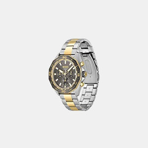 Energy Men Quartz Black Dial Chronograph Stainless Steel Watch 1513974