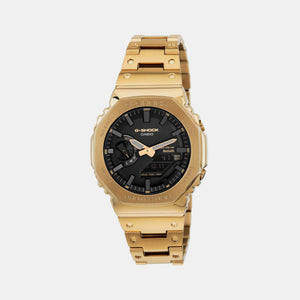 G-Shock Men Quartz Black Dial Analog-Digital Stainless Steel Watch G1384
