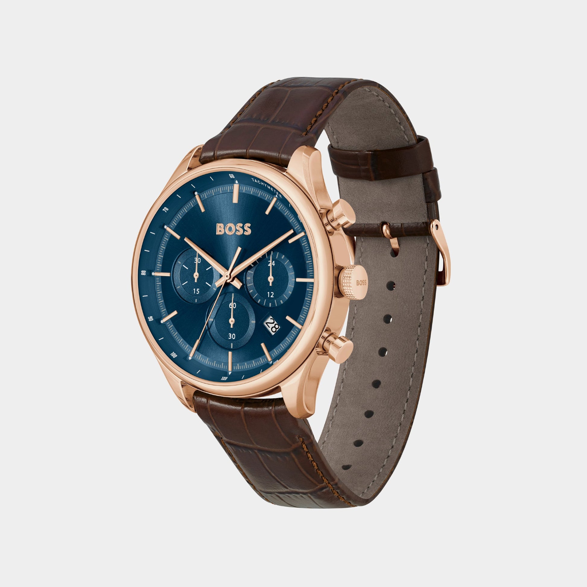 Gregor Men Quartz Blue Dial Analog Leather Watch 1514050