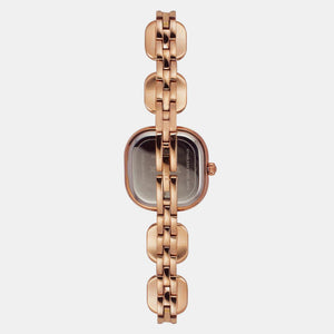 Fria Women Quartz Mother Of Pearl Dial Analog Brass Watch TWEL17100