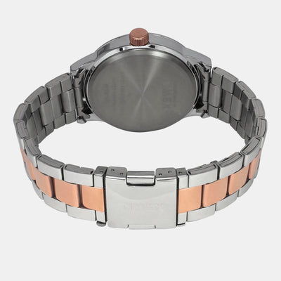 E Class Men Quartz Black Dial Analog Stainless Steel Watch TWEG19919
