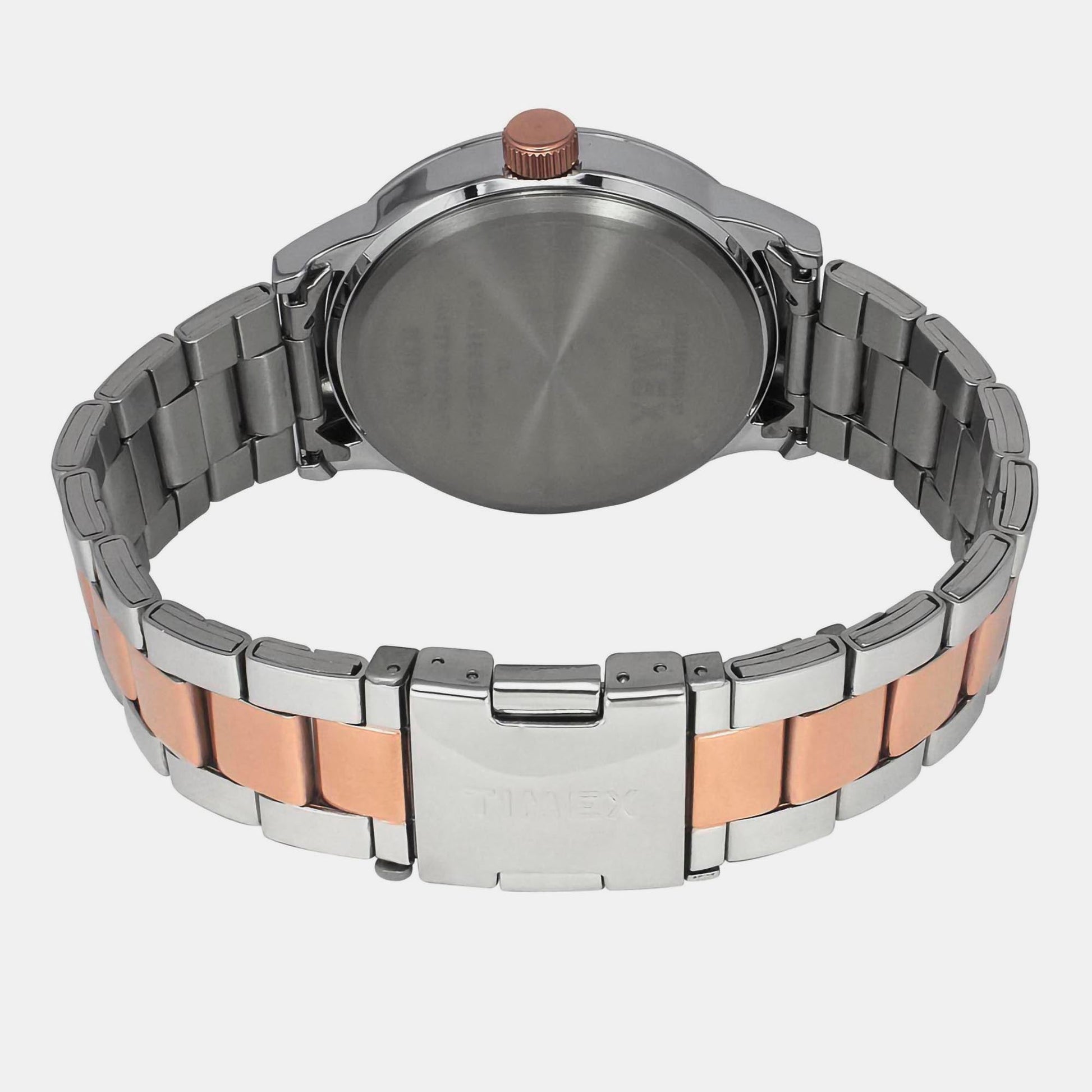 E Class Men Quartz Black Dial Analog Stainless Steel Watch TWEG19919