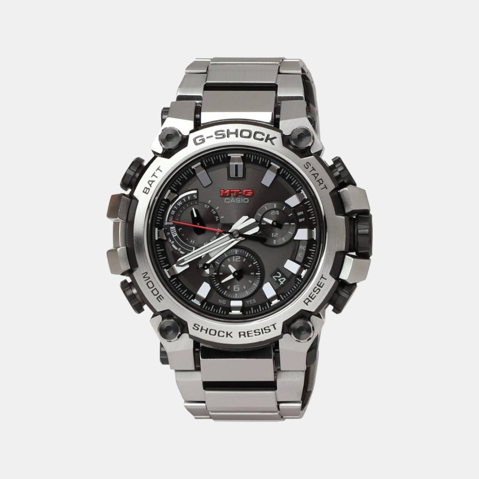G-Shock Men Quartz Grey Dial Chronograph Stainless Steel Watch G1306