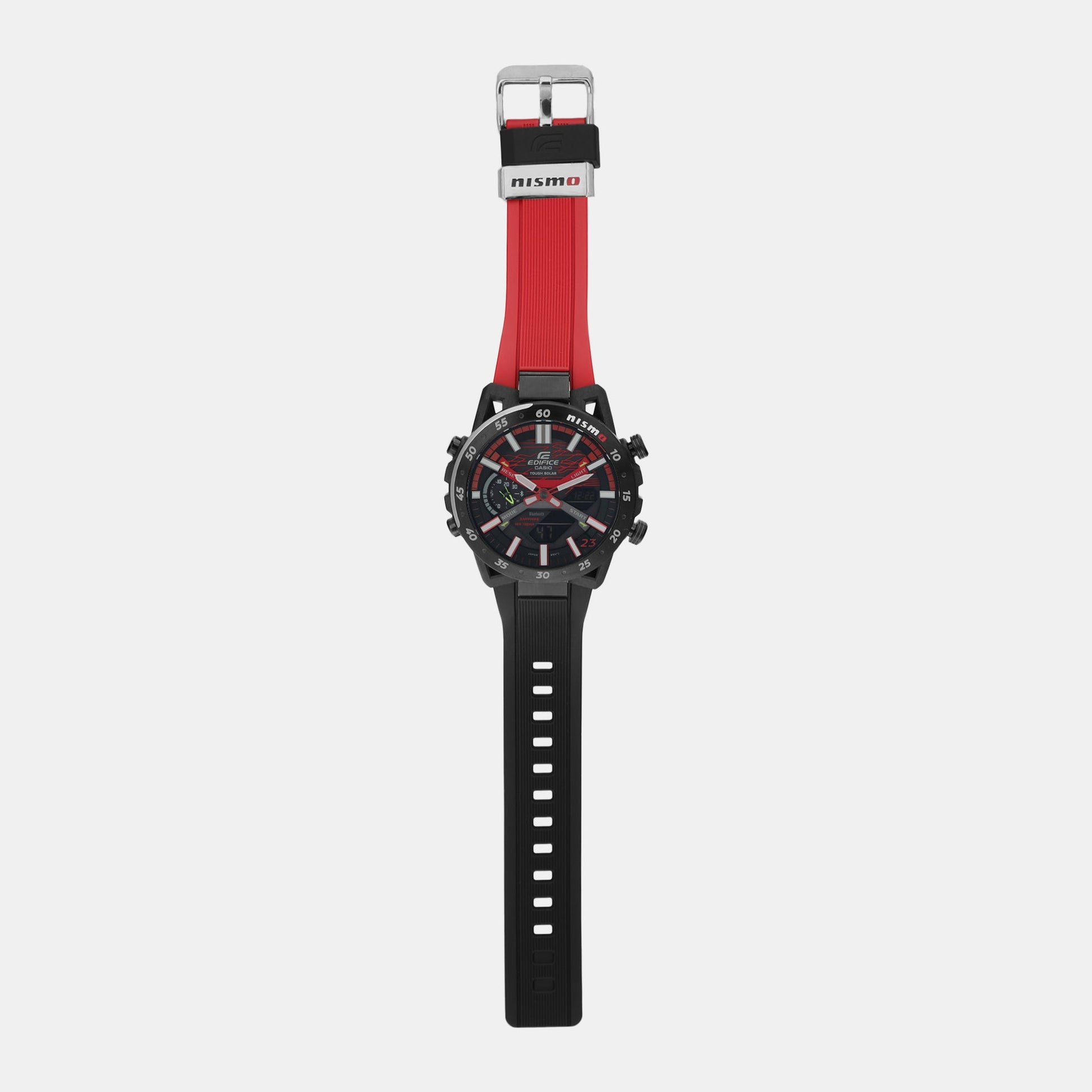 Edifice Men Quartz Black Dial Analog-Digital Resin Watch ED579