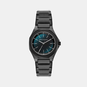 Andrea Women Quartz Blue Dial Analog Stainless Steel Watch AX4609
