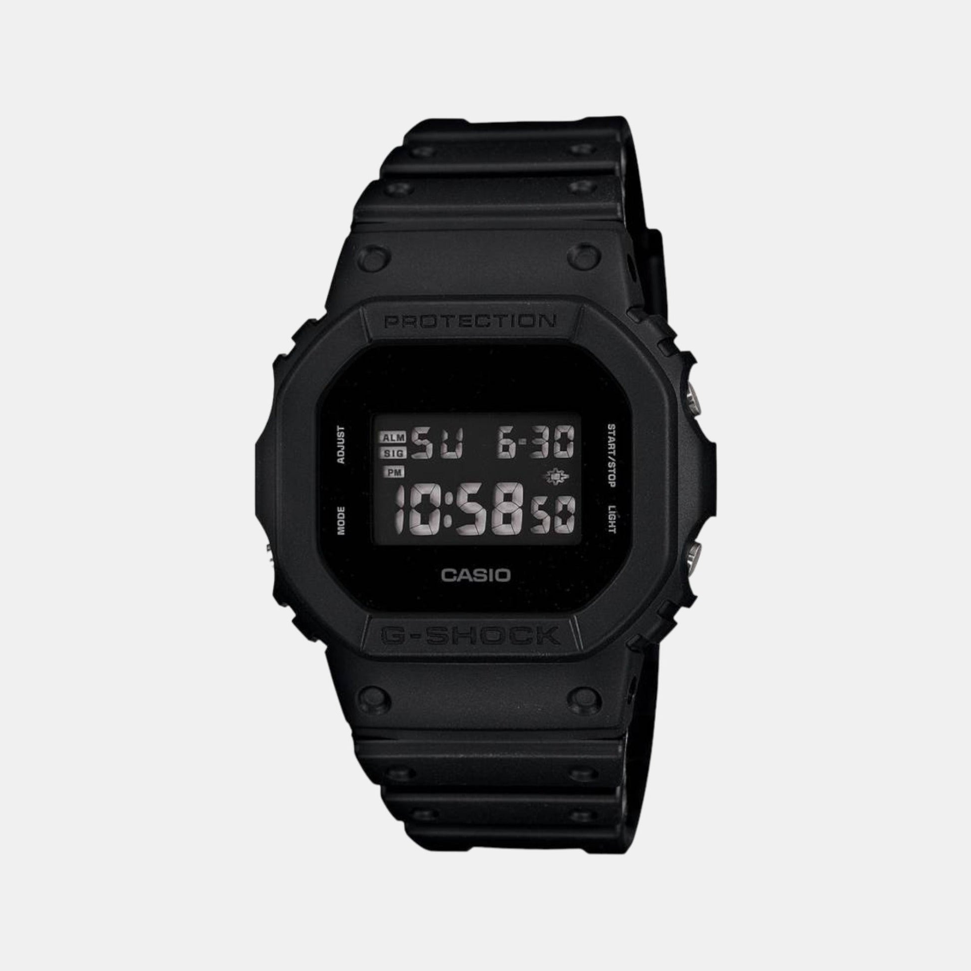 G-Shock Men Quartz Black Dial Digital Resin Watch G363