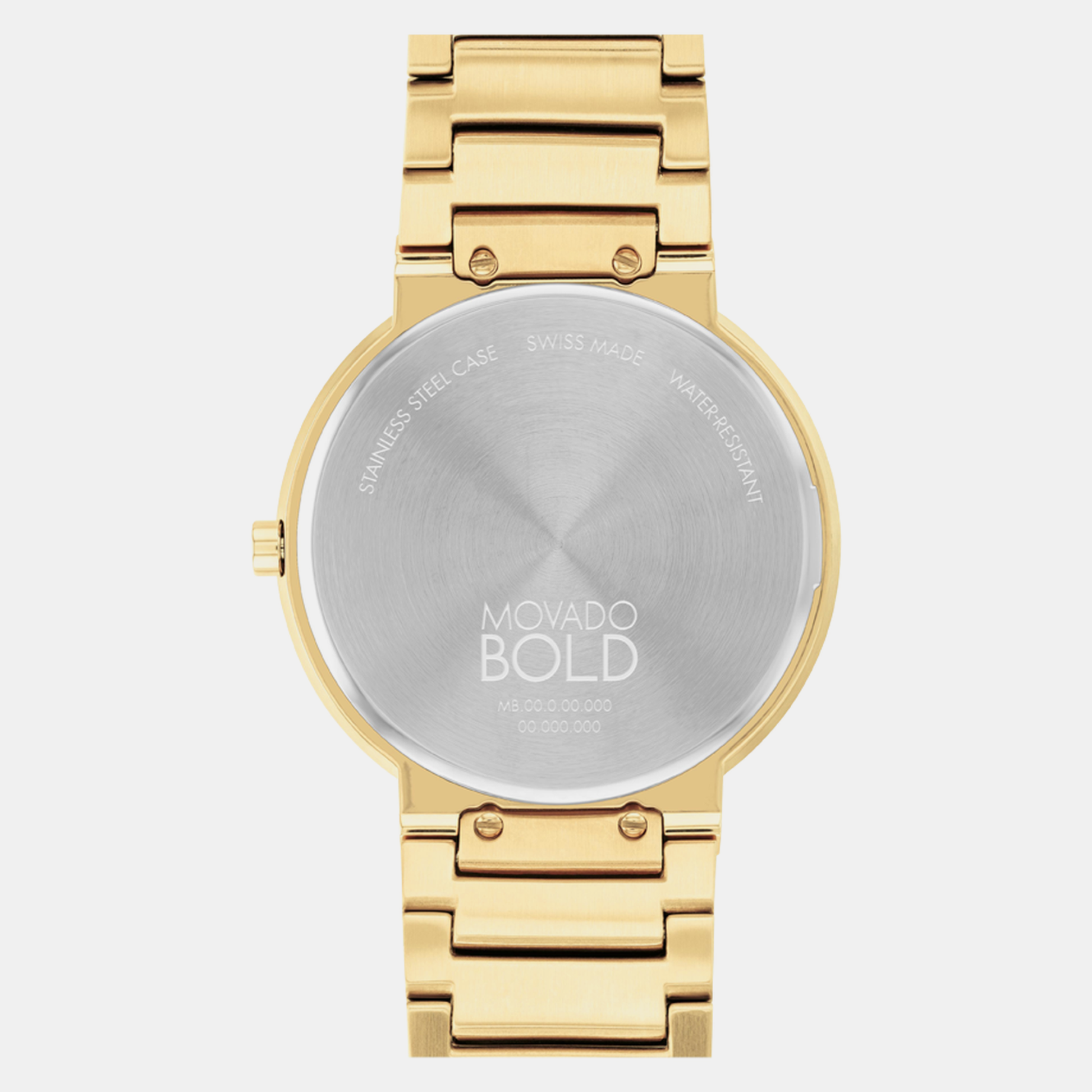 Bold Men Quartz Gold Dial Analog Stainless Steel Watch 3601081