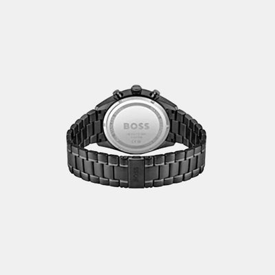 Champion Men Quartz Black Dial Chronograph Stainless Steel Watch 1513960