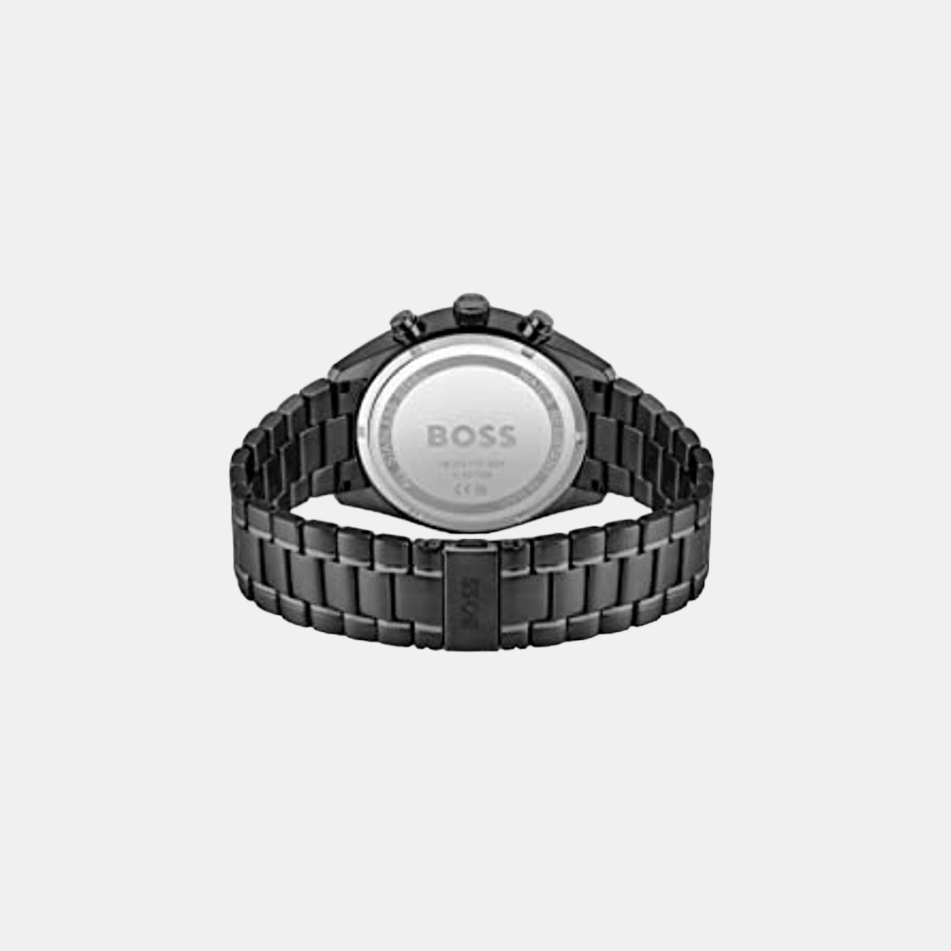 Champion Men Quartz Black Dial Chronograph Stainless Steel Watch 1513960