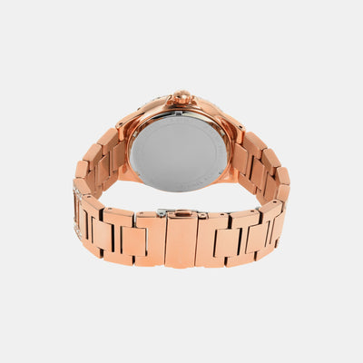 Camille Women Quartz Rose Gold Dial Chronograph Stainless Steel Watch MK6961