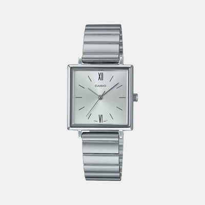 Enticer Women Quartz Silver Dial Analog Stainless Steel Watch A1543