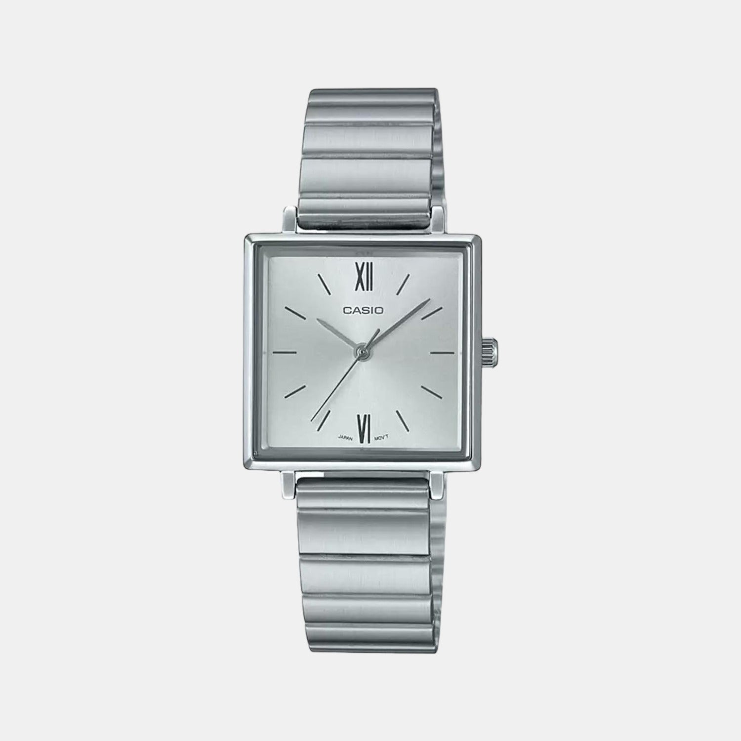 Enticer Women Quartz Silver Dial Analog Stainless Steel Watch A1543