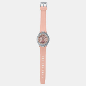 Baby-G Women Quartz Pink Dial Analog-Digital Resin Watch BX189