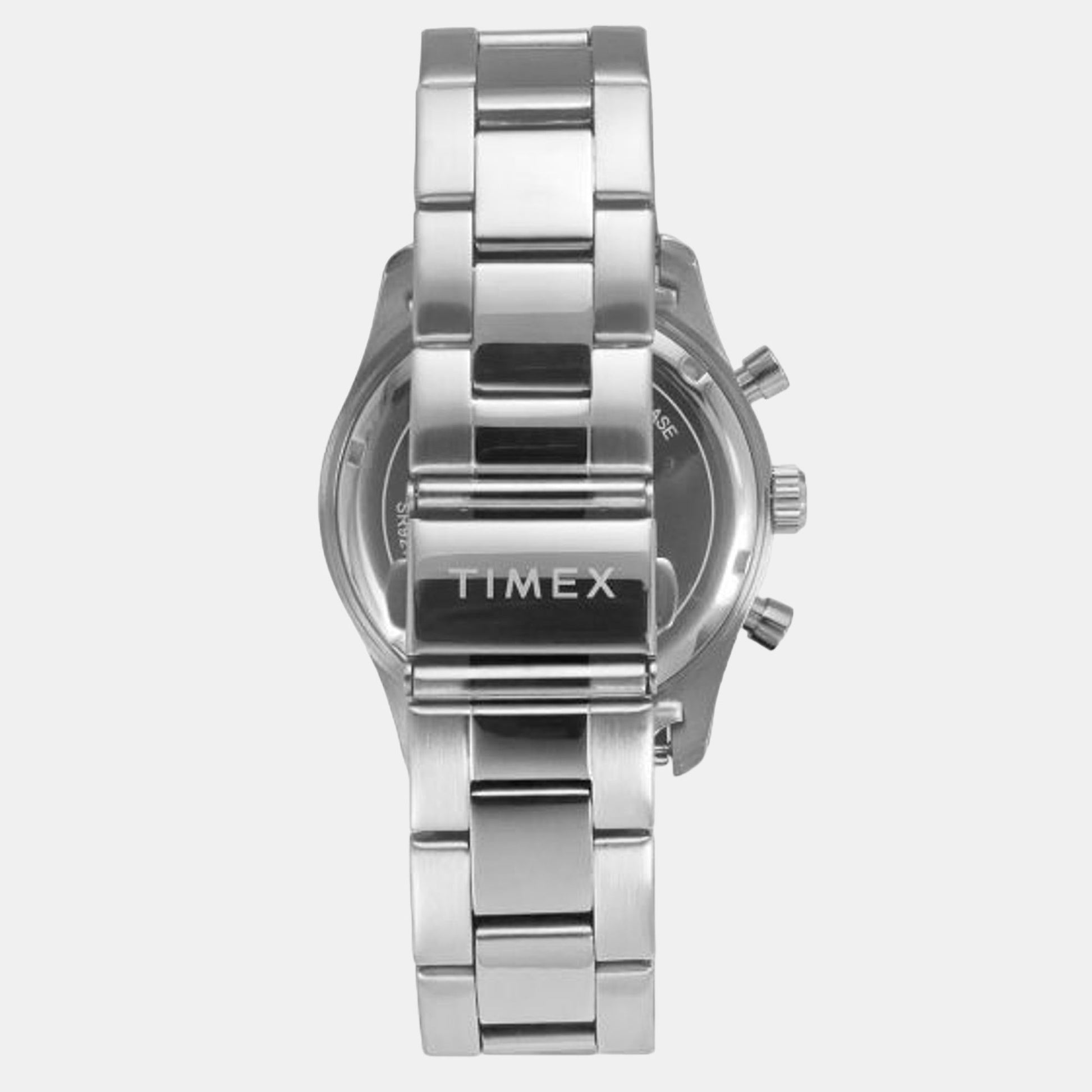 E Class Men Quartz Black Dial Chronograph Stainless Steel Watch TWEG22200