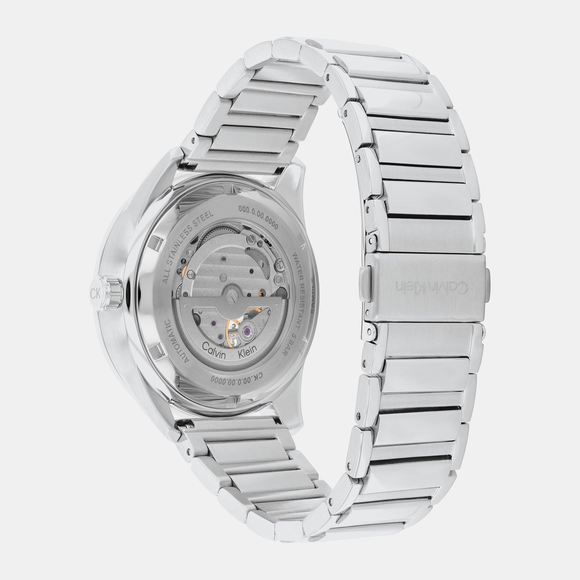 Ck Esteem Men Automatic Grey Dial Multi-Function Stainless Steel Watch 25200387