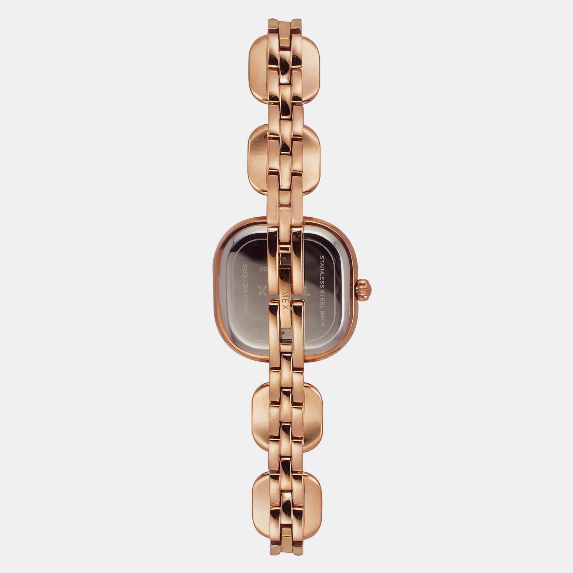 Fria Women Quartz Mother Of Pearl Dial Analog Brass Watch TWEL17101