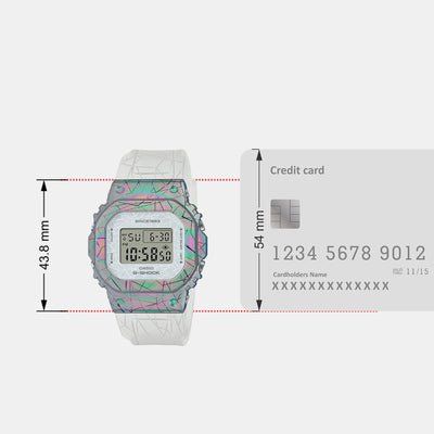 G-Shock Women Processor White Dial Digital Resin Watch G1359