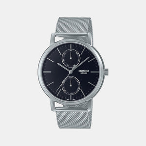 Enticer Men Quartz Black Dial Chronograph Stainless Steel Watch A2064