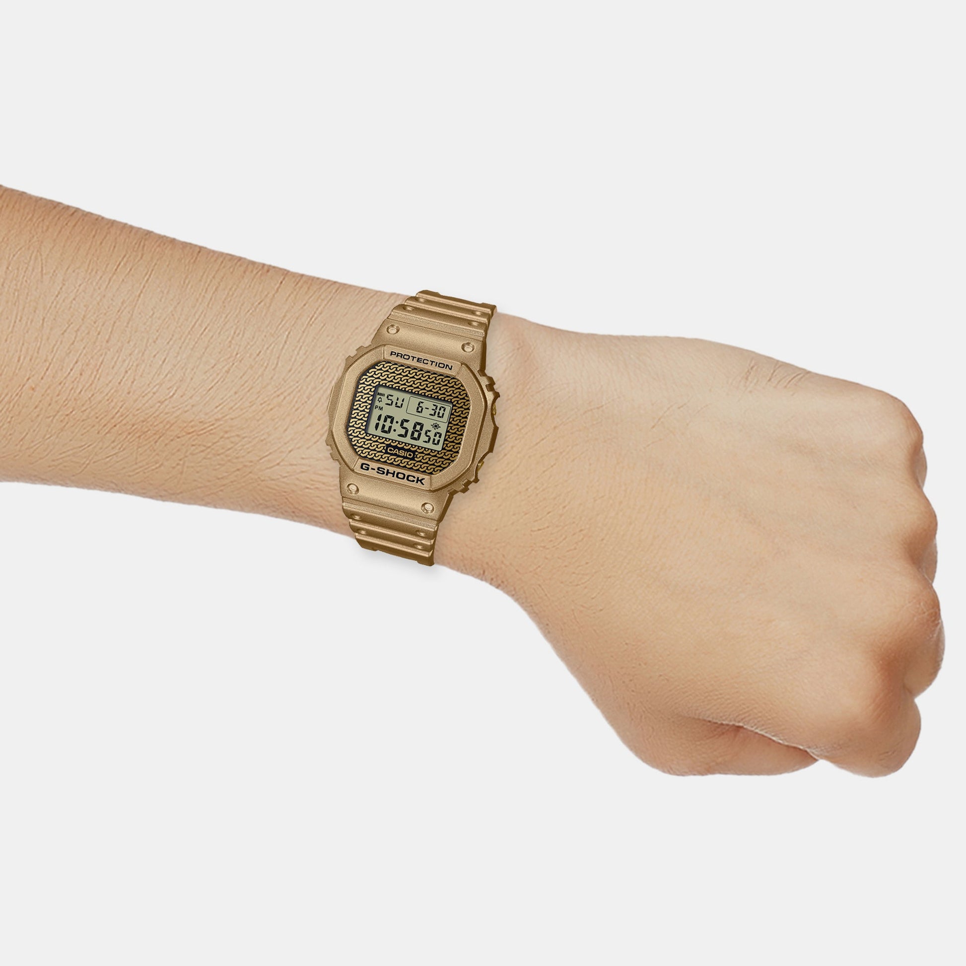 G-Shock Men Quartz Brown Dial Digital Resin Watch G1268