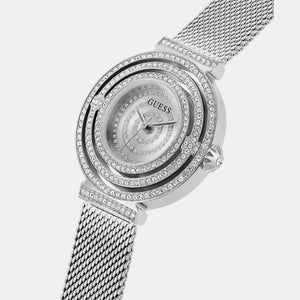 Dream Women Quartz Silver Dial Analog Mesh Watch GW0550L1