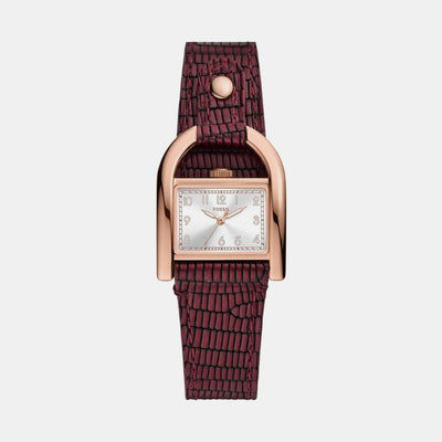 Harwell Women Quartz Rose Gold Dial Analog Leather Watch ES5301
