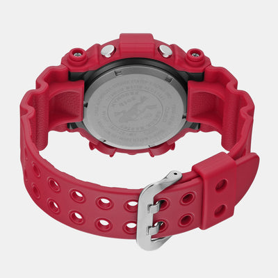 G-Shock Men Solar Red Dial Digital Resin Watch G1394
