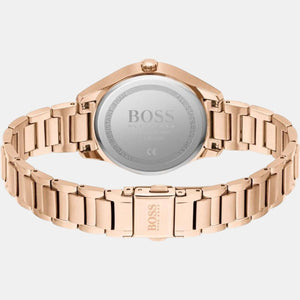Grand Course Women Quartz Grey Dial Analog Stainless Steel Watch 1502603