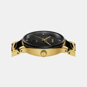 Centrix Women Quartz Black Dial Analog Ceramic Watch R30025712